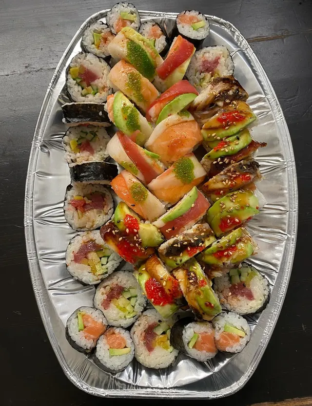 Catering-Platte fertig für die Lieferung